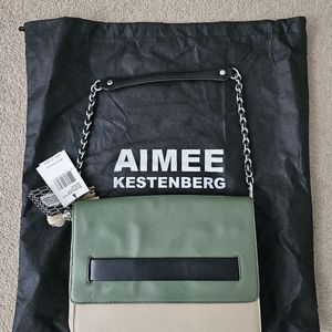 Aimee Kestenberg Handbag Purse Large Flap with Dustbag, NEW WITH TAG